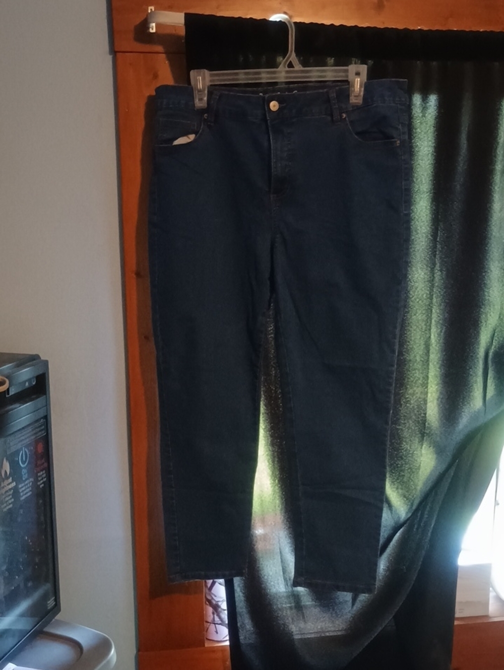 Basic Editions Navy Straight-Leg Women's Jeans